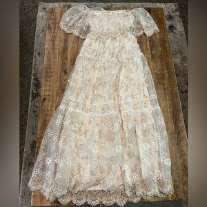 Aurora Gold Thread Baltic Born Dress
